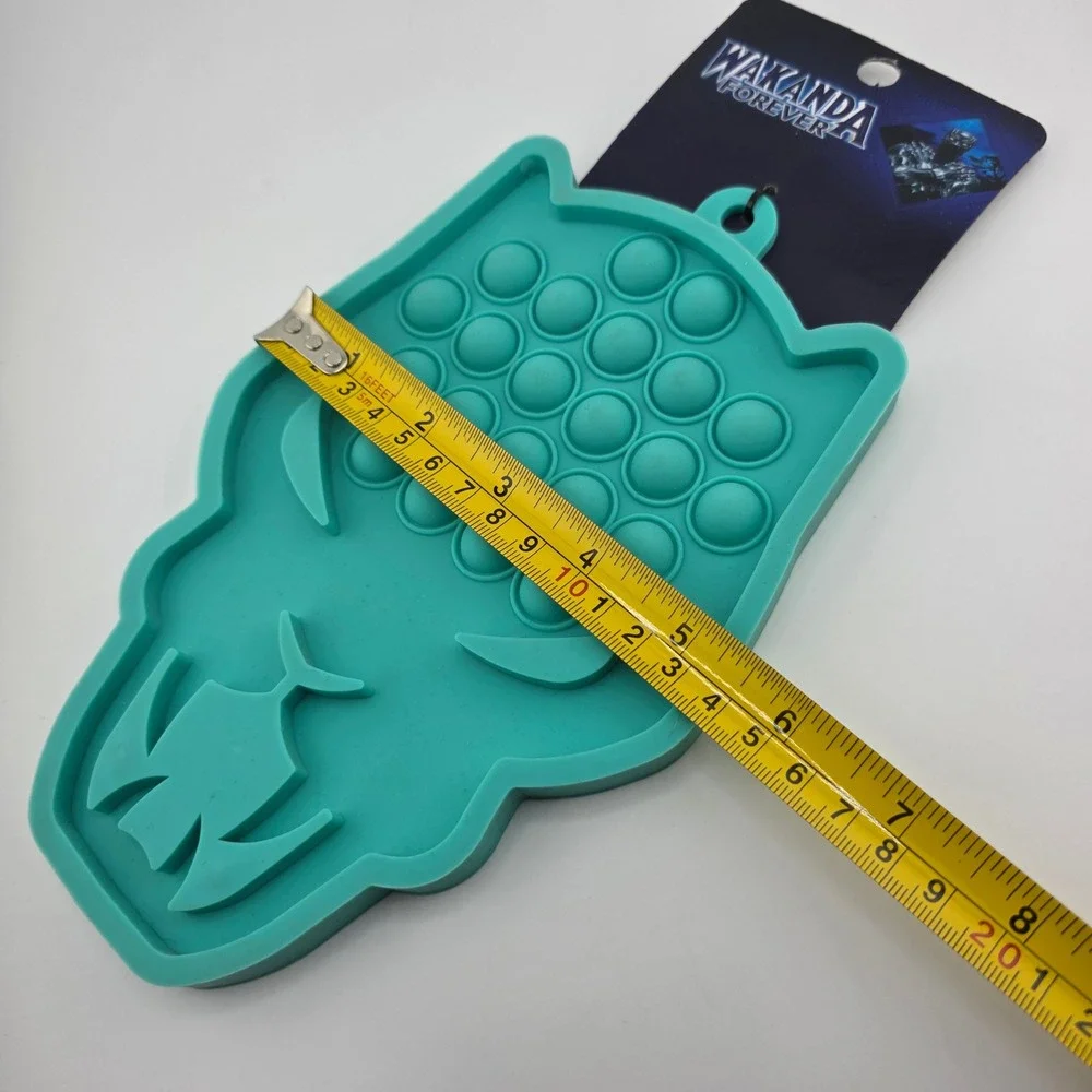 Marvel Wakanda Forever Silicone Trivet Fidget Pop‎ It Toy Teal